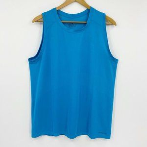 Patagonia Sleeveless Crew Neck Tank Top Blue Sz XL